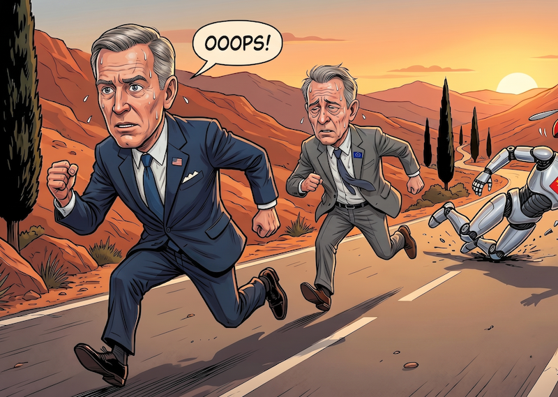 Course à l'IA